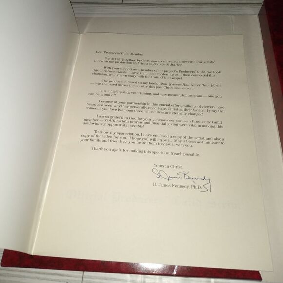 Vintage Sealed VHS SCROOGE & MARLEY & Official producers guide script in sleeve - Picture 6 of 8
